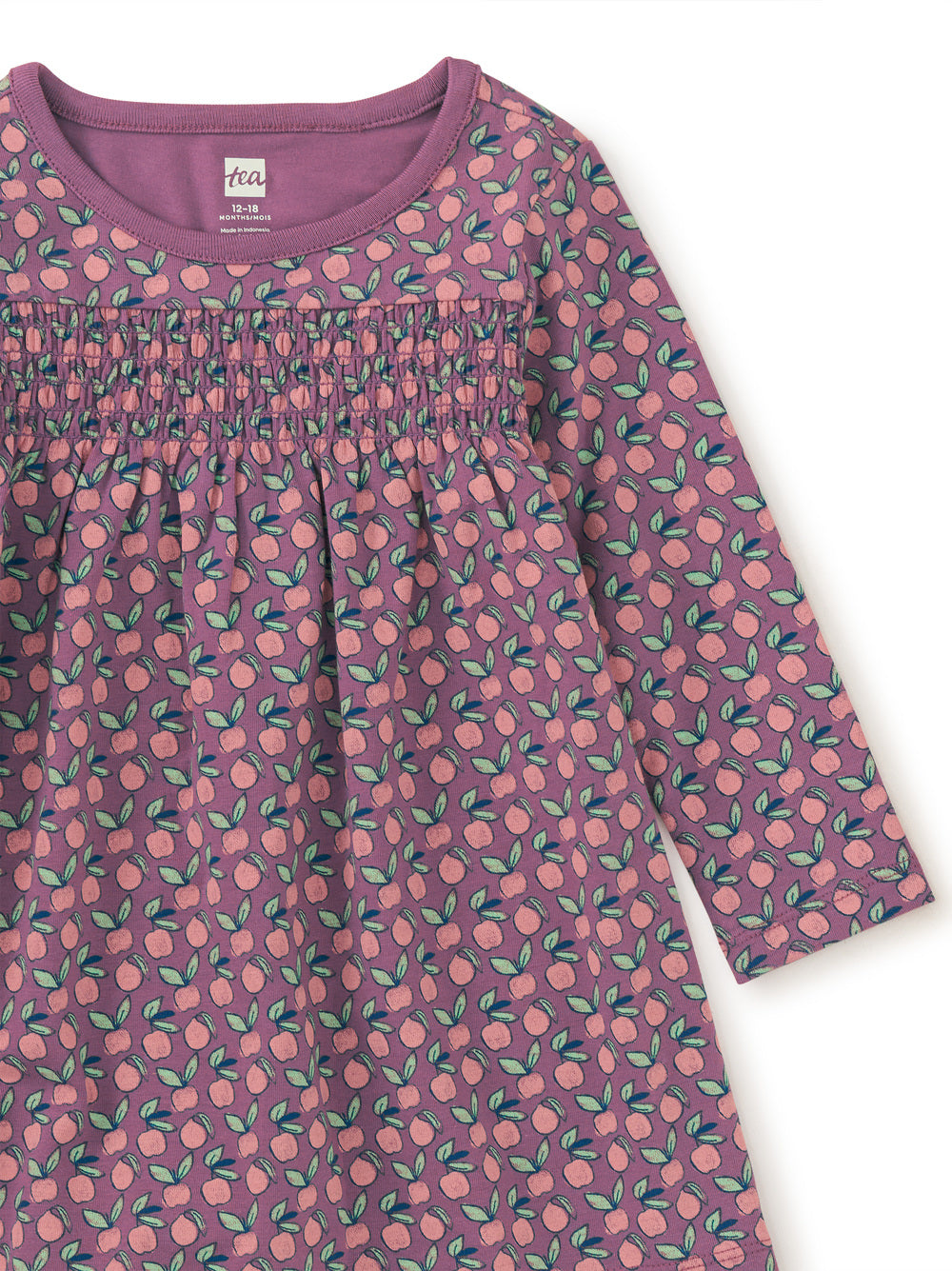 Tea Apple Ditsy | Smocked Empire Dress