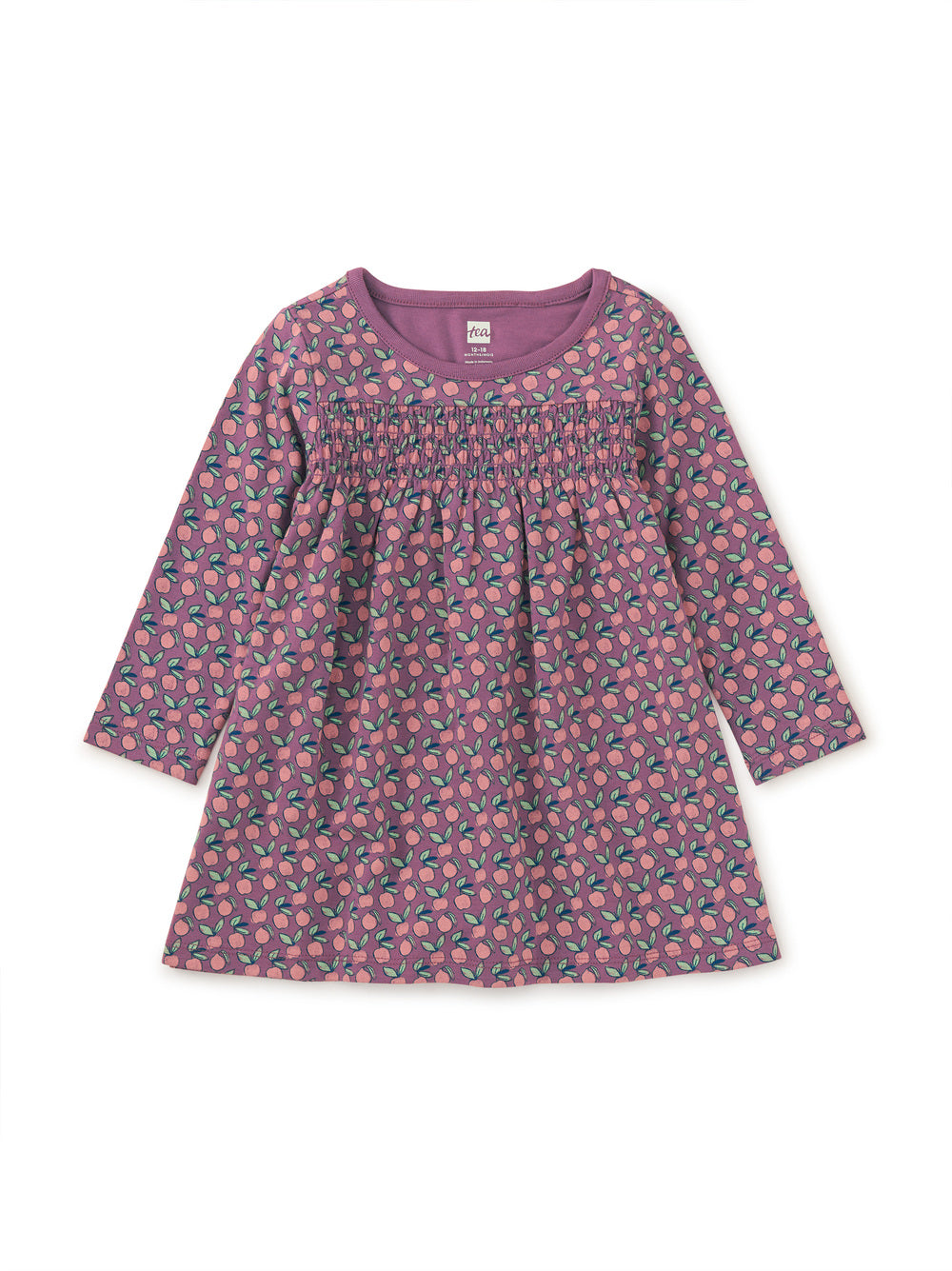 Tea Apple Ditsy | Smocked Empire Dress