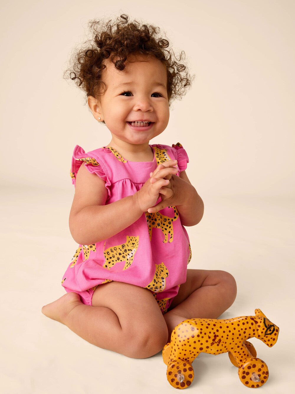 Tea Sweet Jaguar | Flutter Romper