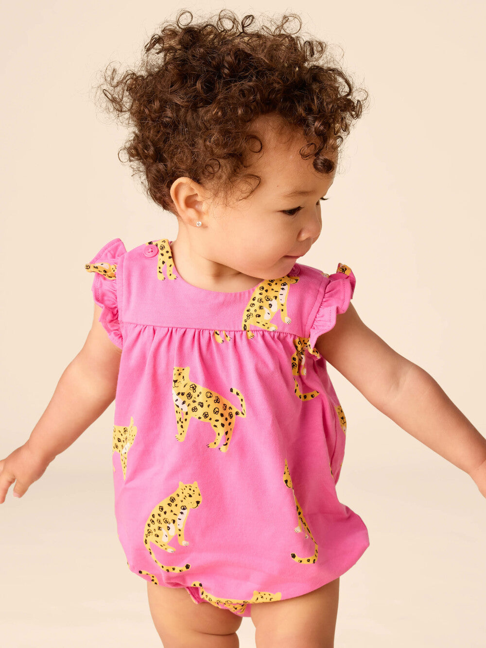 Tea Sweet Jaguar | Flutter Romper