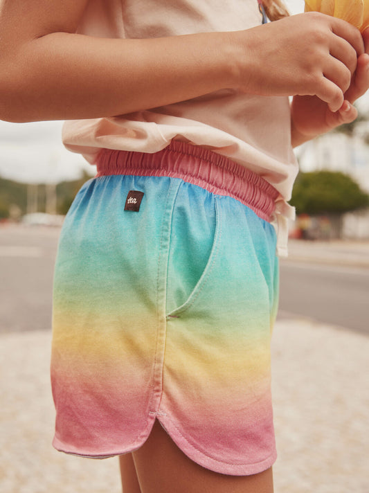 Tea Rio De Janiero Rianbow | Tie Waist Shorts