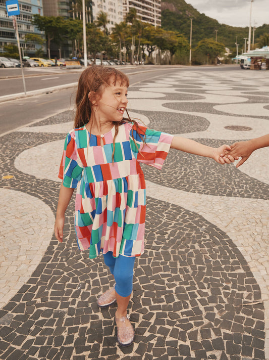 Tea Copacabana Tile | Kaftan Dress