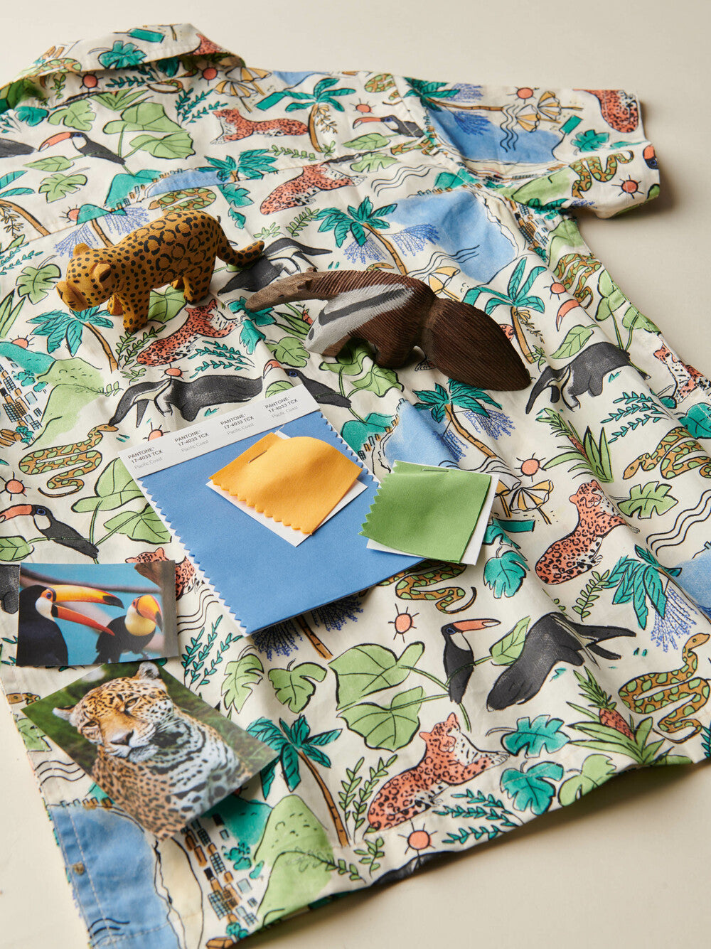 Tea Rio Animal | Printed Camp Shirt