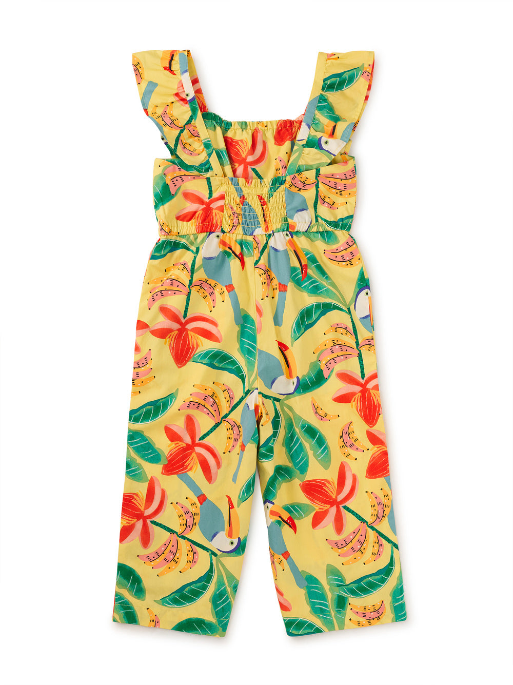 Tea Toucan Banana Tree | Flutter Strap Jumpsuit