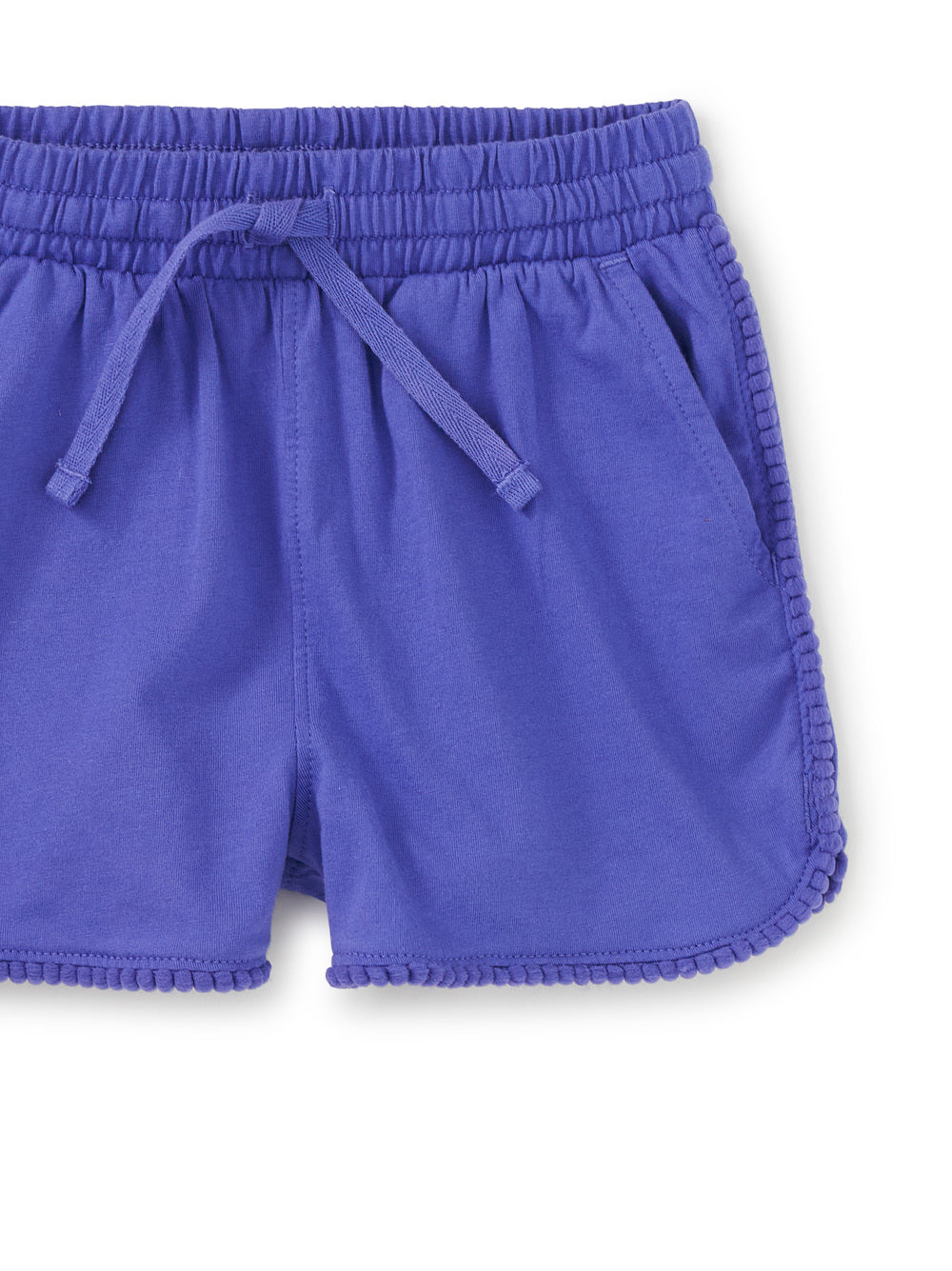 Tea Han Purple | Pom-Pom Gym Shorts