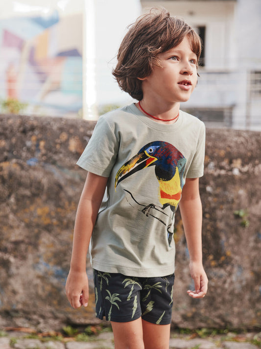 Tea Mica | Aracari Bird Graphic Tee