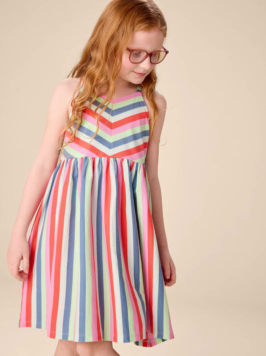Tea Scarlet | Racerback Twirl Dress