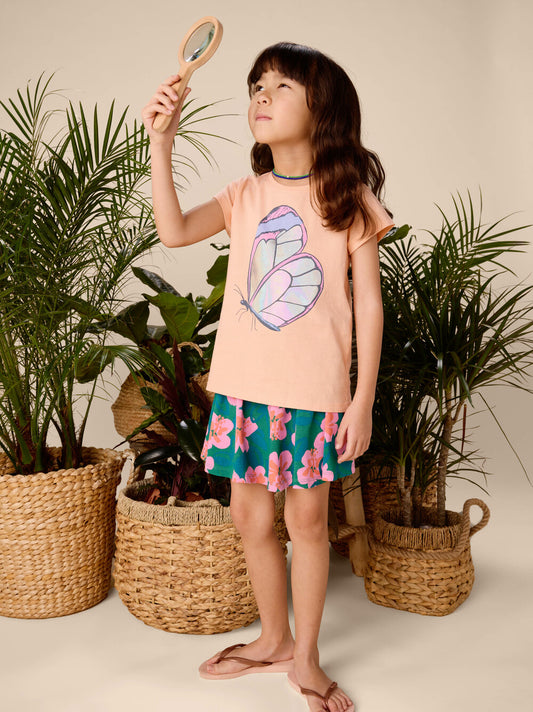 Tea Bold Hibiscus | Twirl Skort