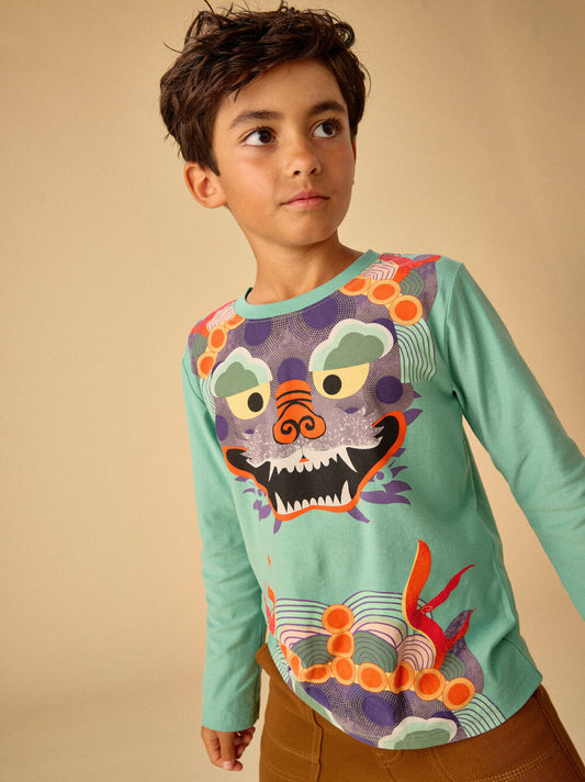 Tea Eucalyptus | Kirin Dragon Graphic Tee