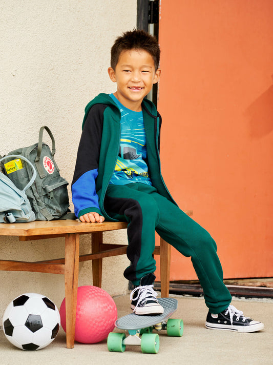 Tea Jade | Colorblock Hoodie