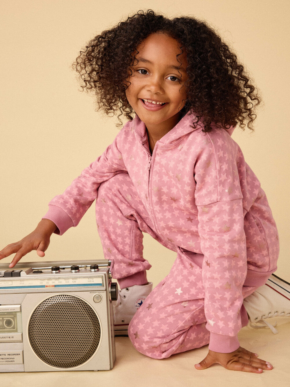 Tea Metallic Stars | Going Places Joggers