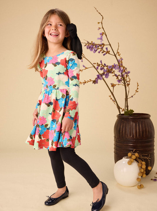 Tea Peonies | Printed Ballet Dress