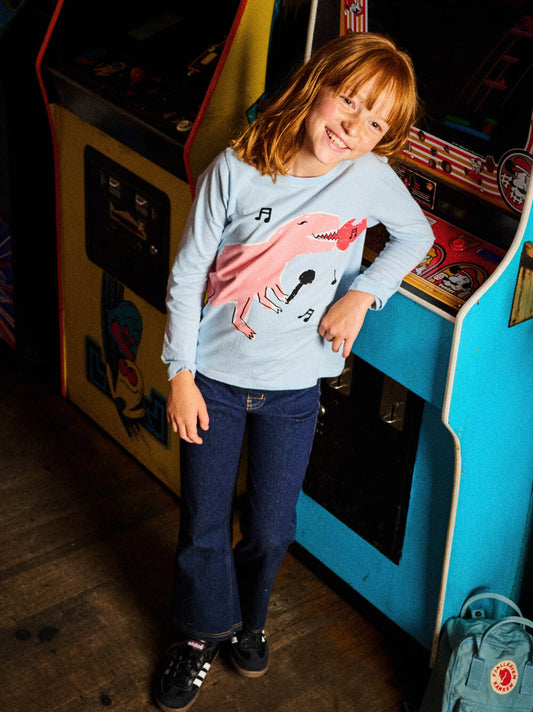 Tea Skyride | Karaoke Dino Graphic Tee