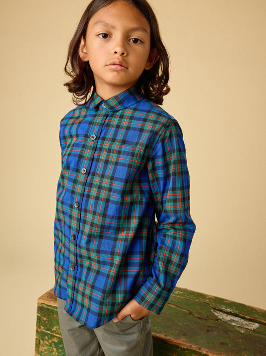 Tea Busan Holiday | Plaid Button Up Shirt