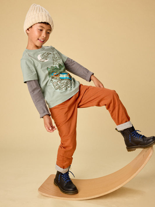 Tea Sea | Korean Train Layered Tee