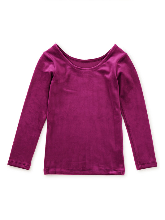 Tea Cosmic Berry | Velour Long Sleeve Slim Fit Shirt