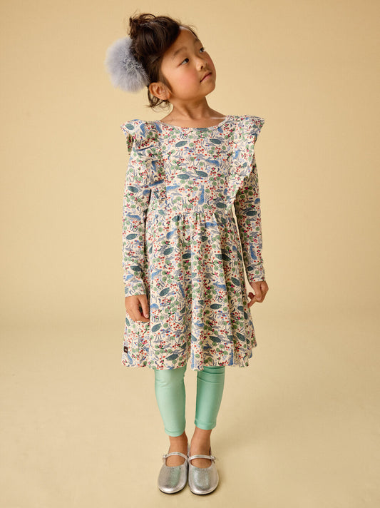 Tea Rabbit | Ruffle Shoulder Ballet Dress