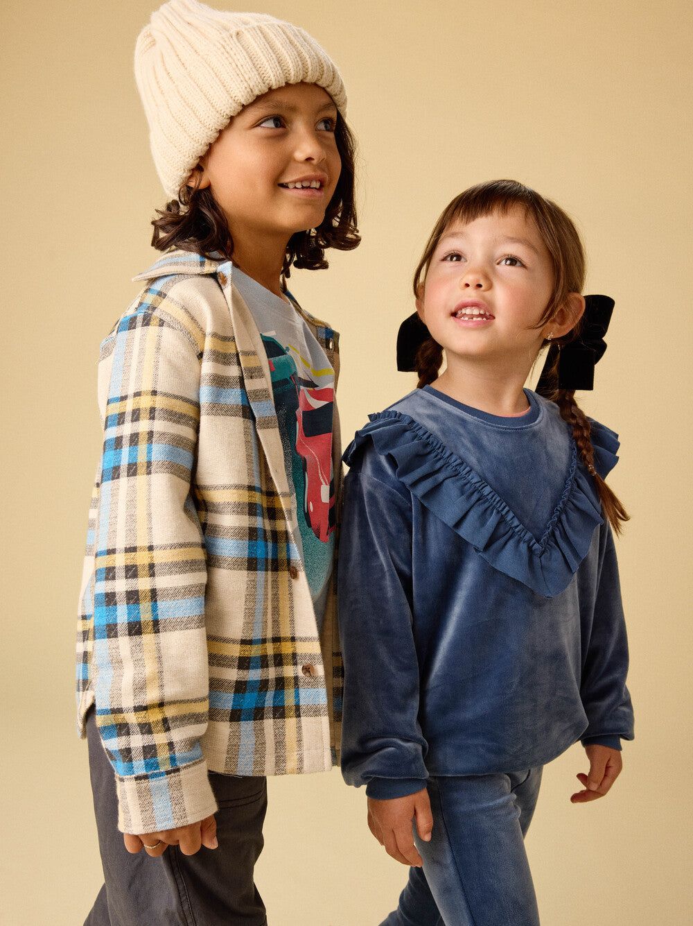 Tea Ganwon-Do | French Terry Plaid Shacket