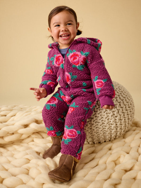 Tea Painted Rose | Teddy Fleece Pants