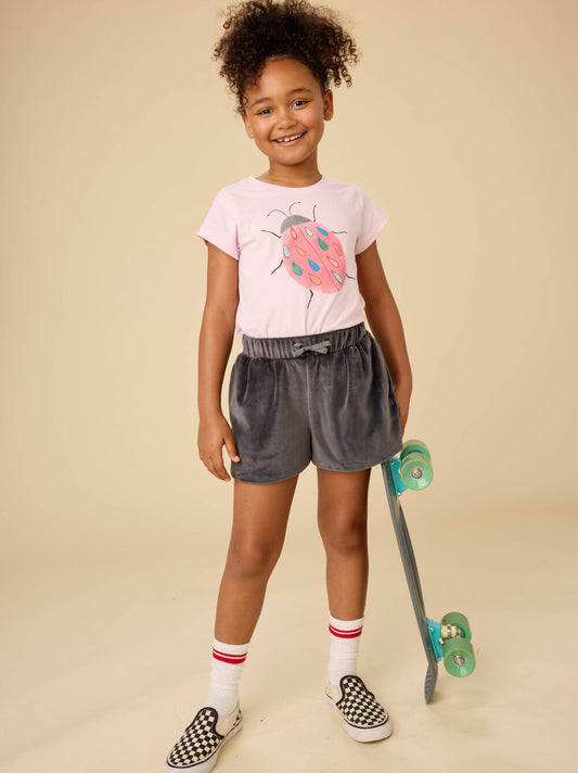 Tea Pepper | Comfy Velour Shorts