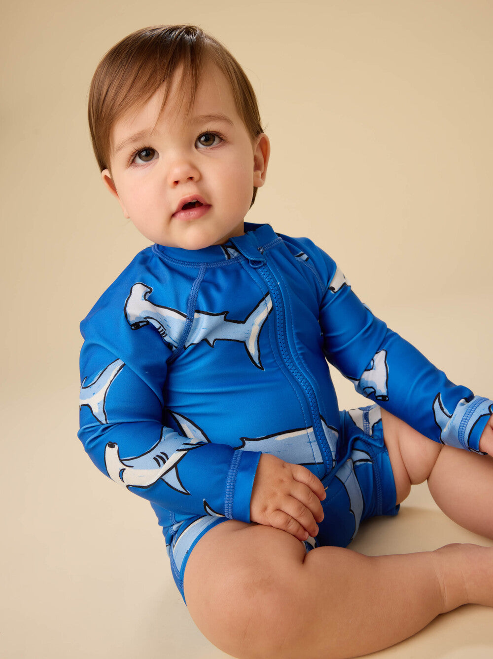 Tea Hammerhead Sharks | Rash Guard Swimsuit