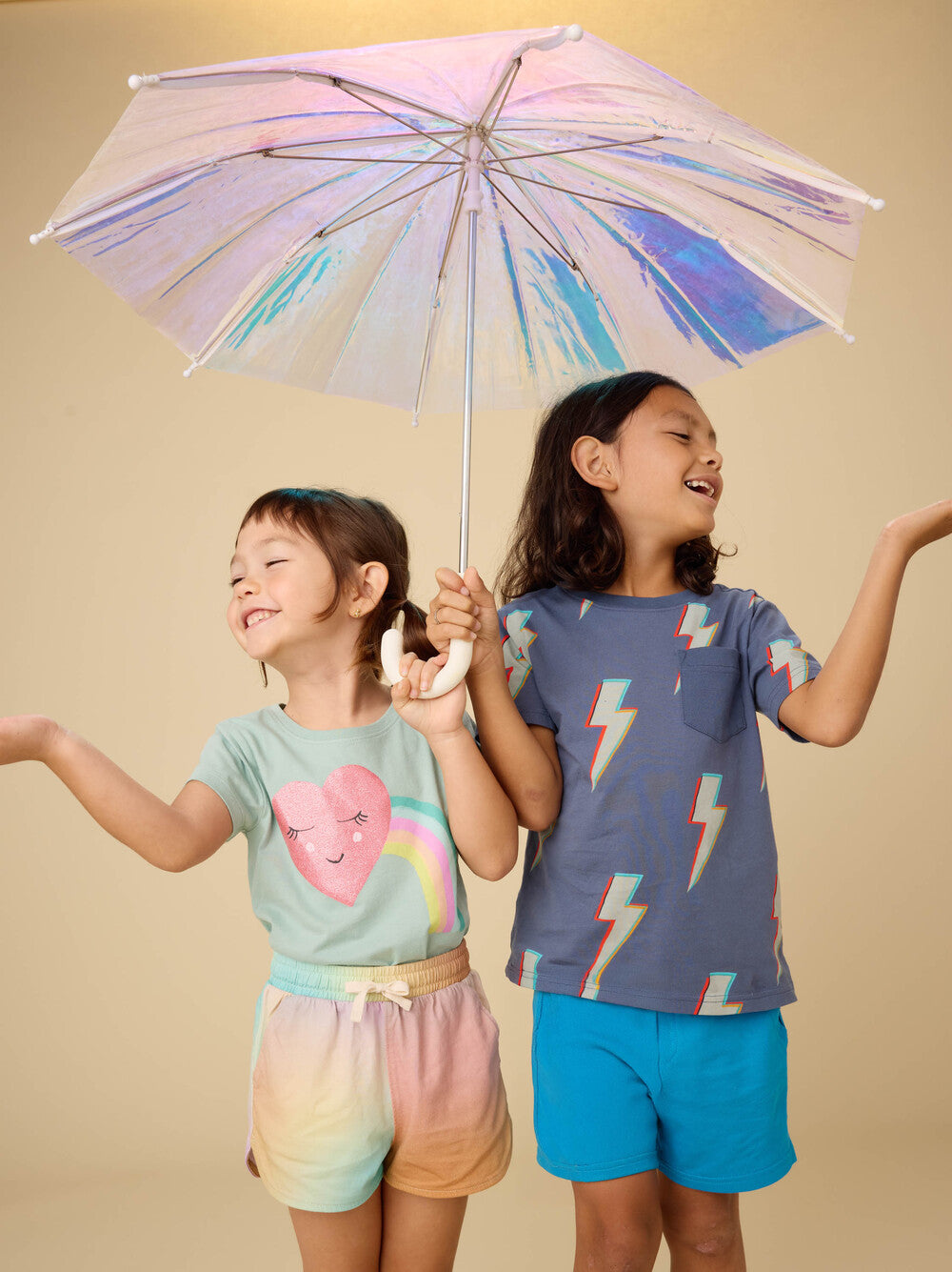 Tea Lightning Bolts | Printed Pocket Tee