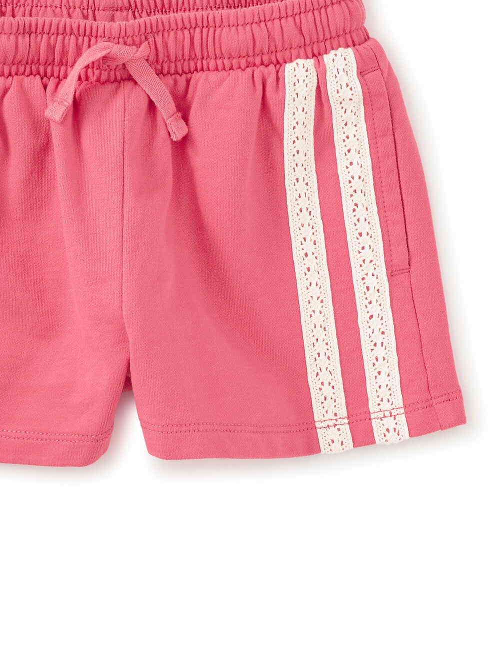 Tea Desert Rose | Crochet Sporty Shorts