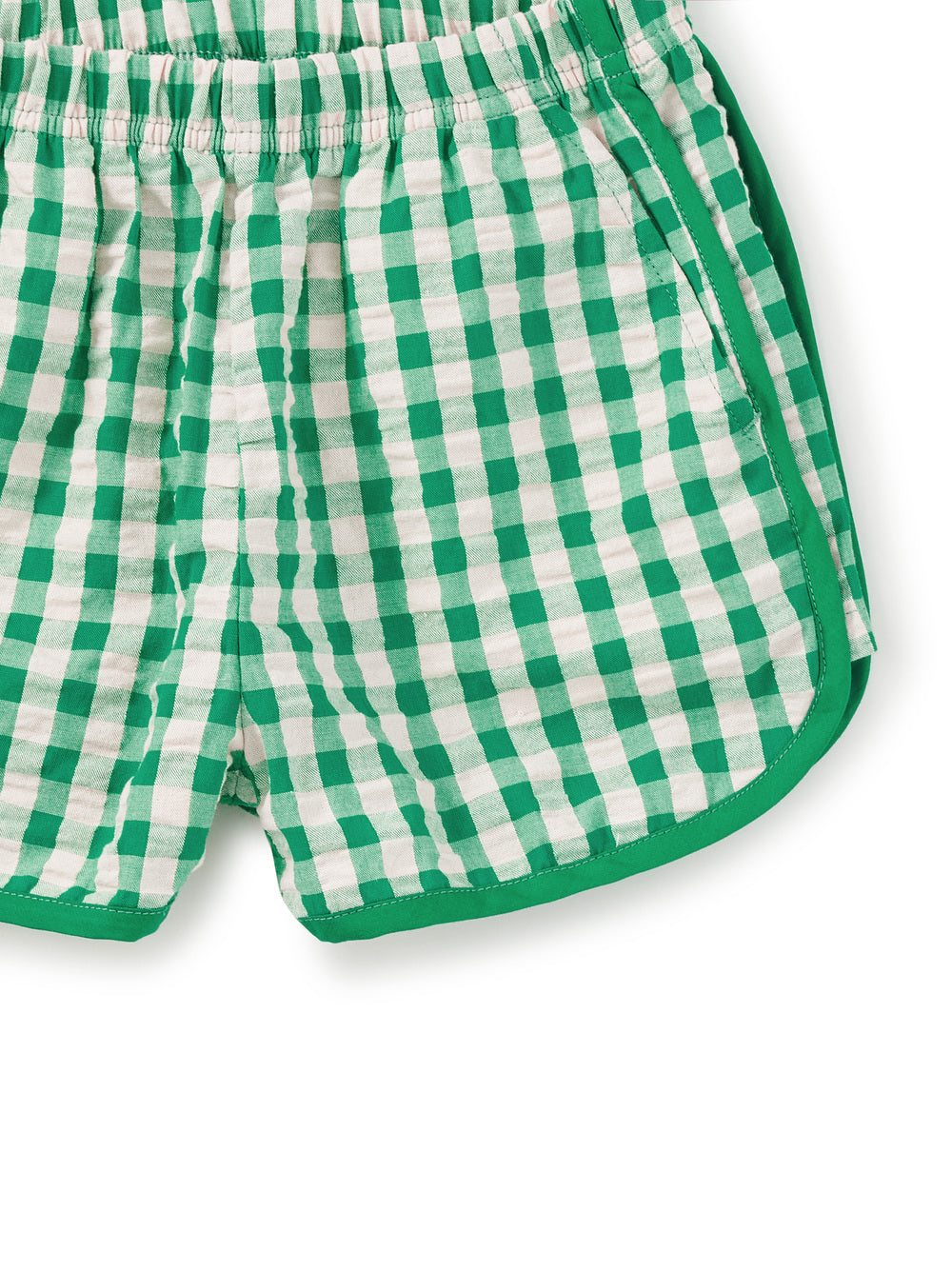 Tea Garden Party Check | Woven Dolphin Shorts