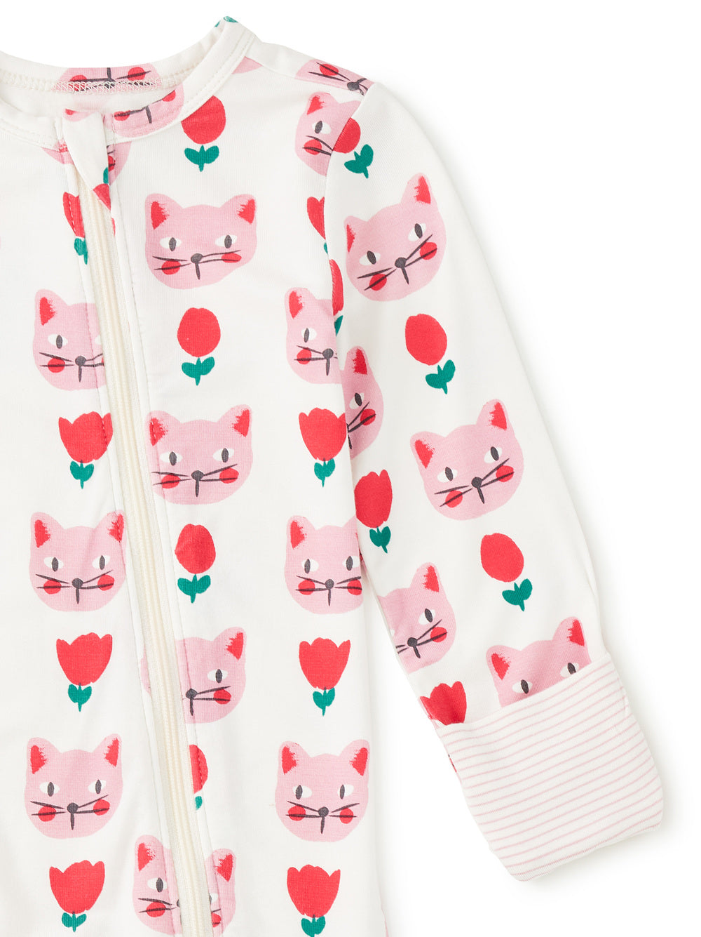 Tea Pretty Kitty | Play Soft Footed Romper