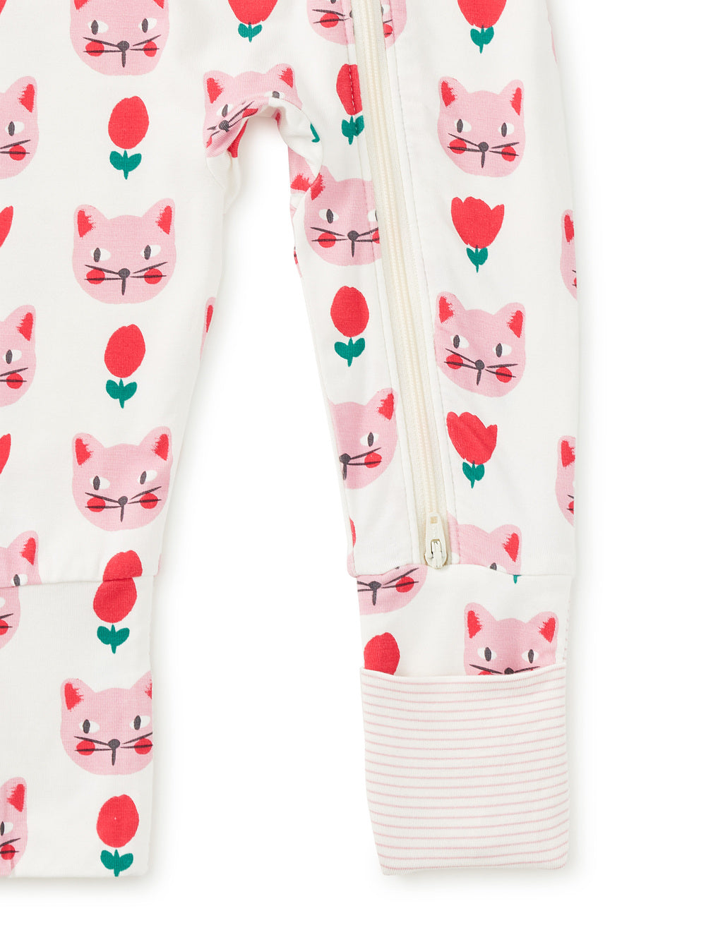 Tea Pretty Kitty | Play Soft Footed Romper