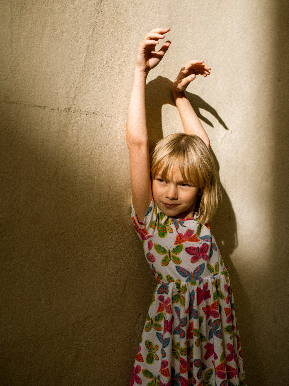 Tea Flutter Fiesta | Short Sleeve Ballet Dress