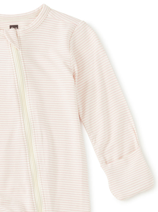 Tea Honeysuckle Rose | Play Soft Footed Romper
