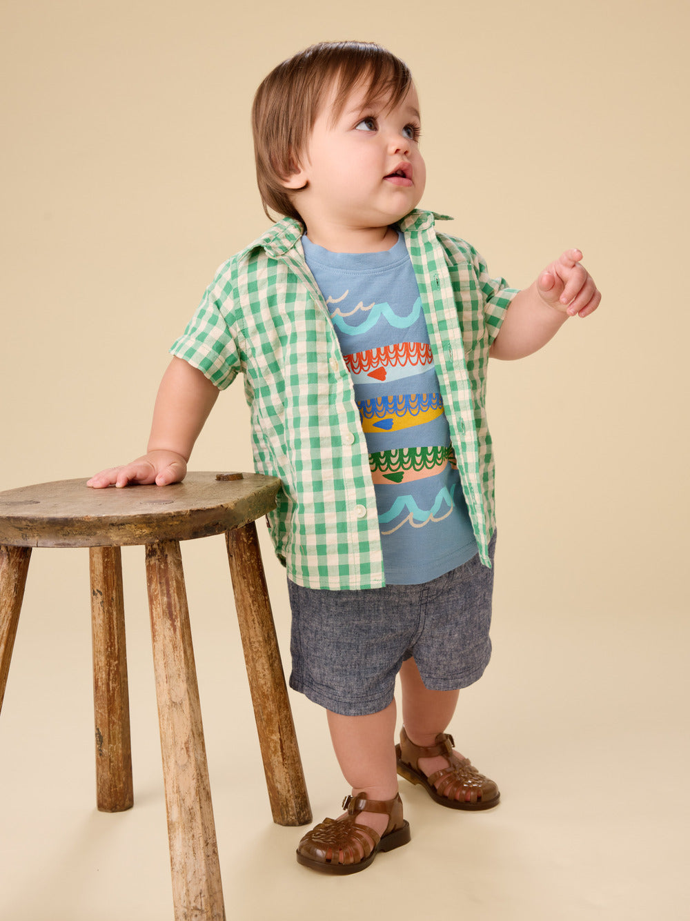 Tea Blue Tide | Sardines Del Sur Graphic Tee