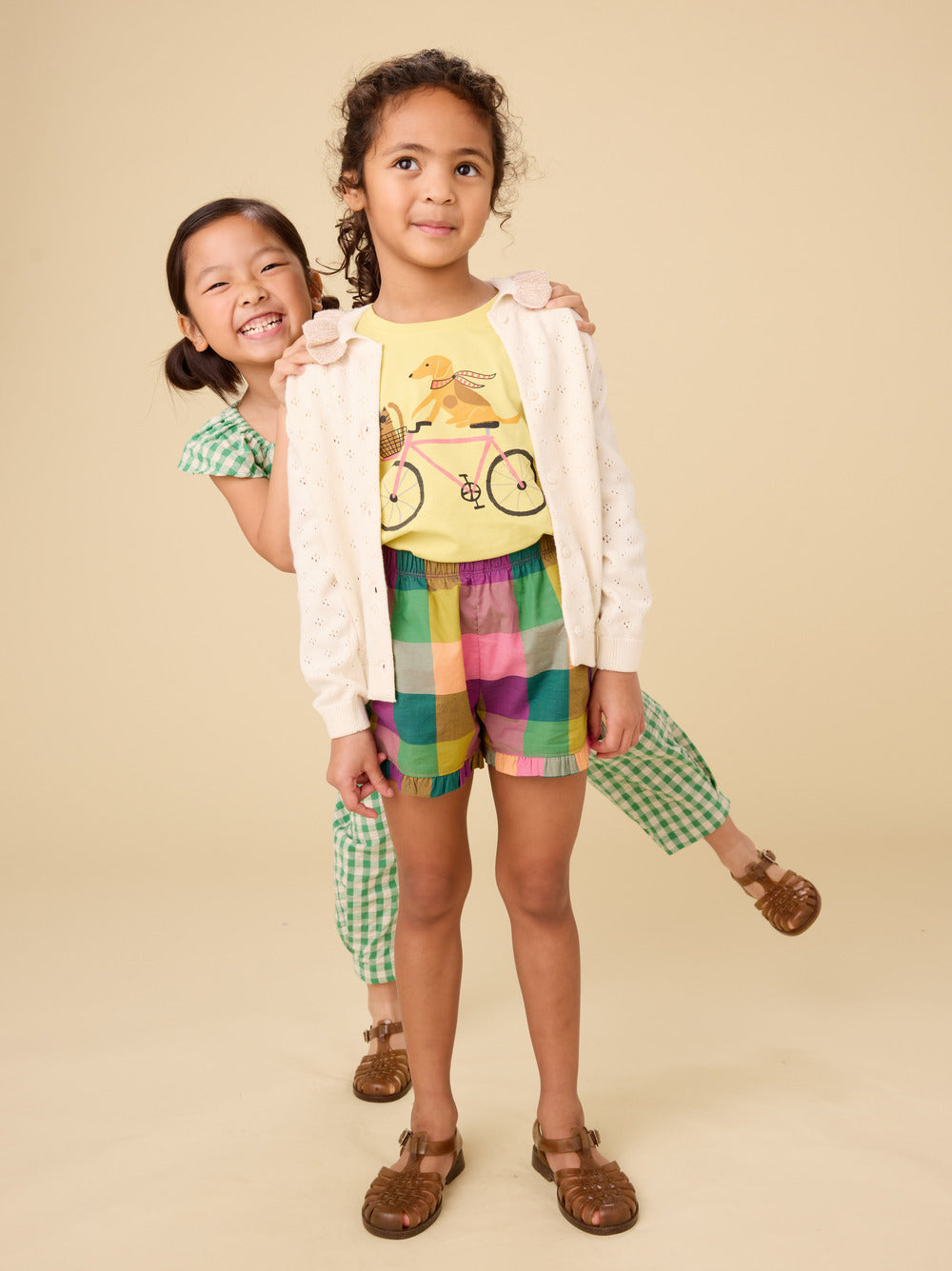 Tea Chalk | Collared Pointelle Cardigan