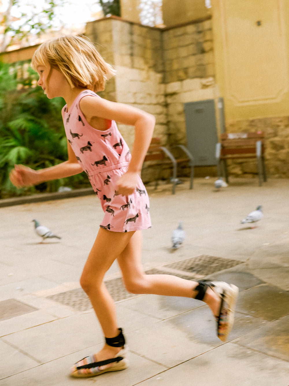 Tea Dachshunds | Reversible Wrap Romper