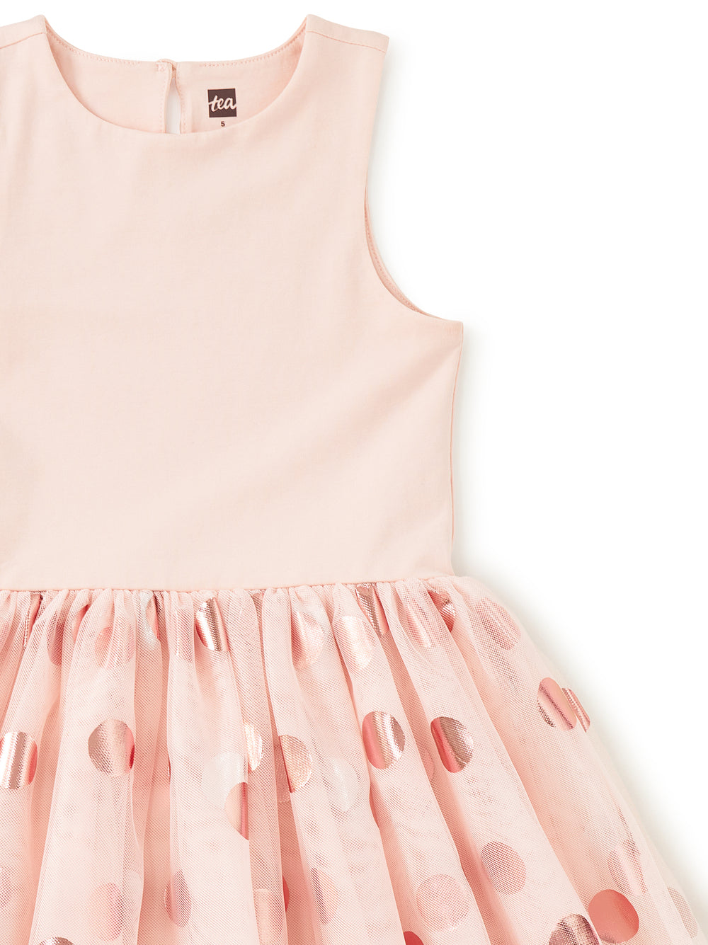 Tea Flamenco Dots | Printed Tulle Ballet Dress