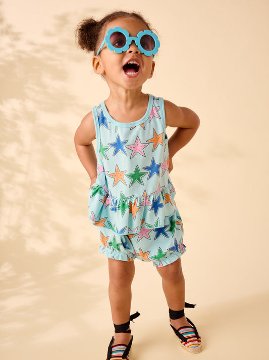 Tea Starfish | Tank Ruffle Set