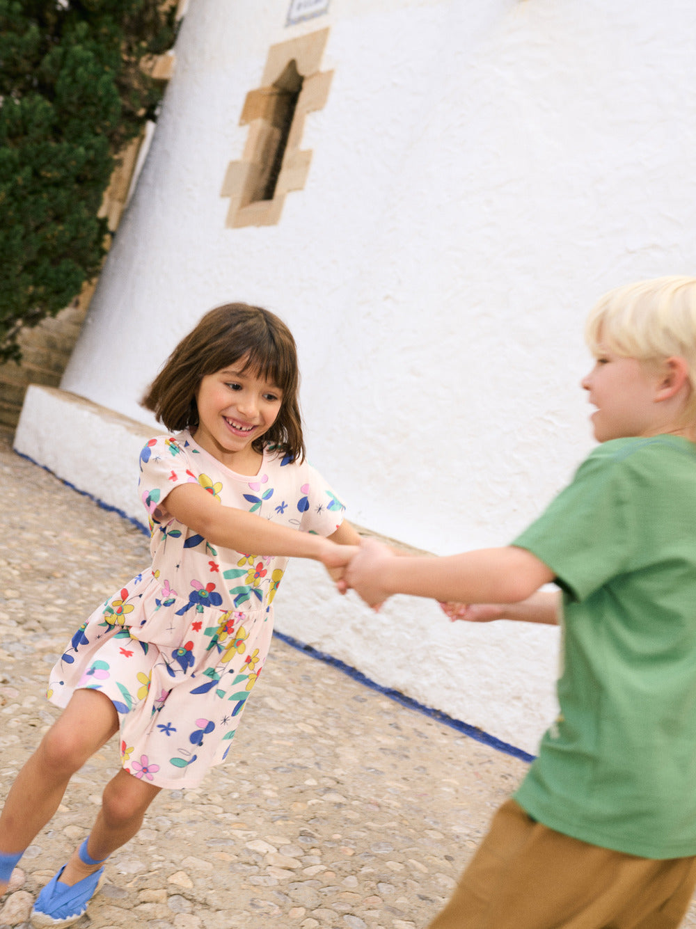 Tea Miro Floral | Short Sleeve Twirl Dress