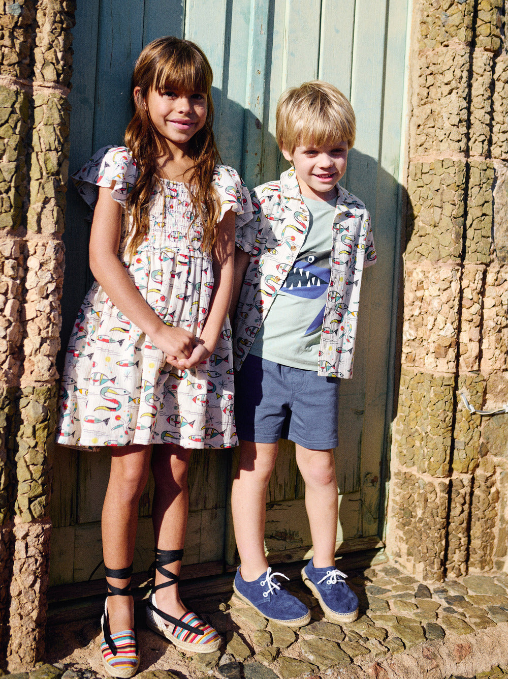 Tea Mar De Miro | Printed Camp Shirt