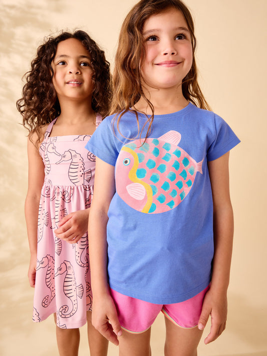 Tea Morning Glory | Little Fishy Graphic Tee