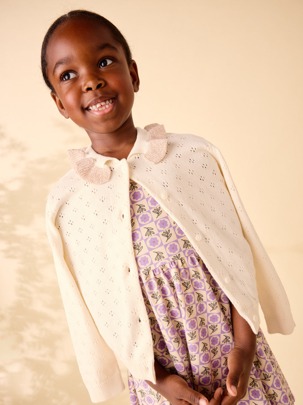 Tea Tile Floral | Sleeveless Ballet Dress
