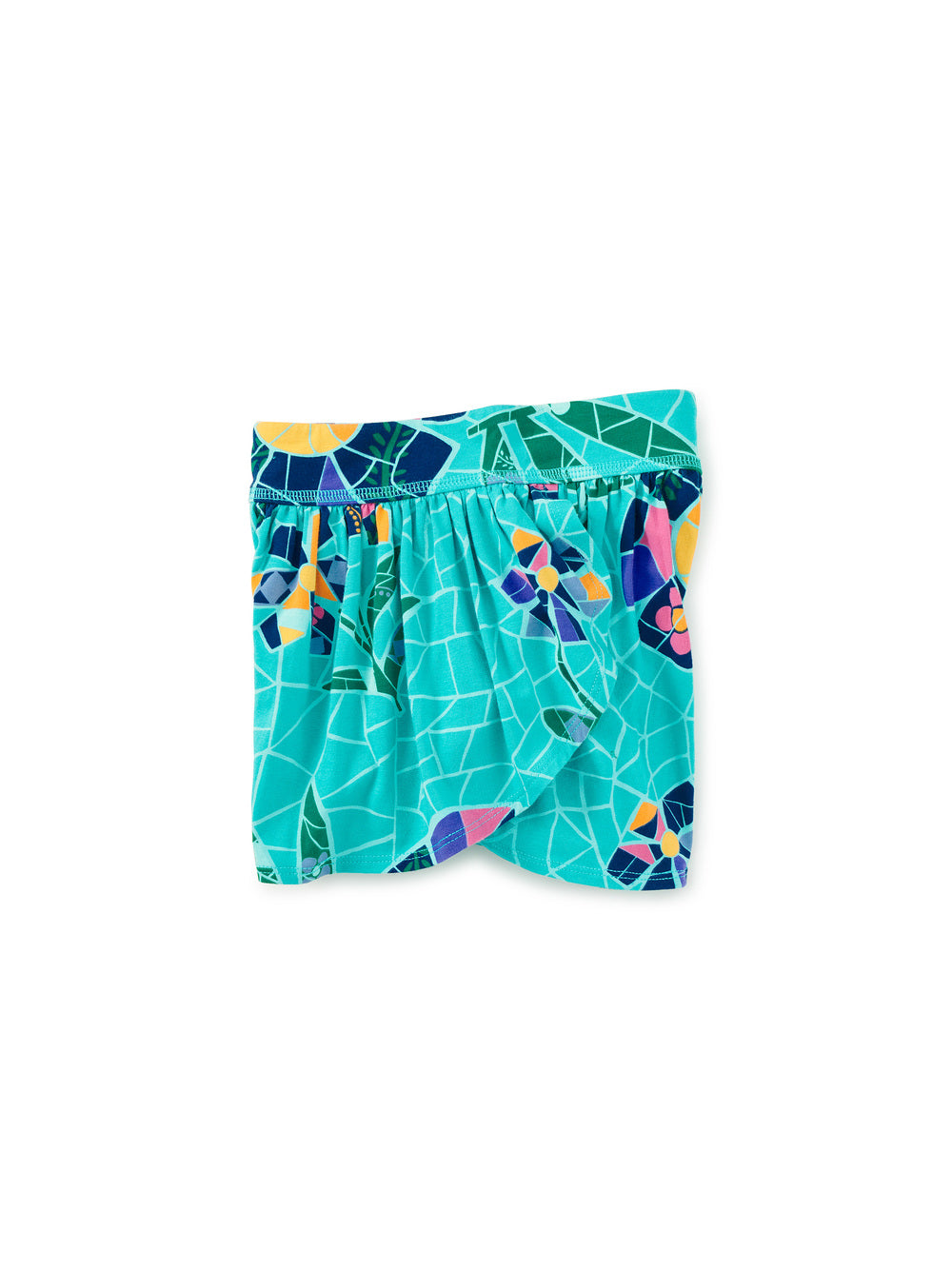 Tea Mosiac Floral | Sporty Petal Shorts