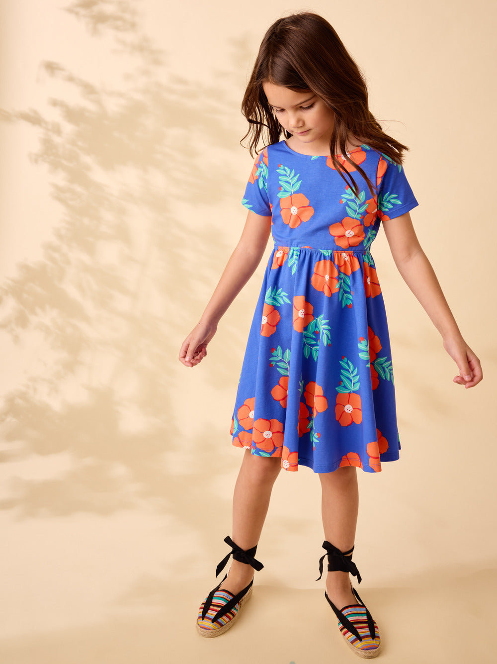 Tea Rock Rose | Twist Back Ballet Dress