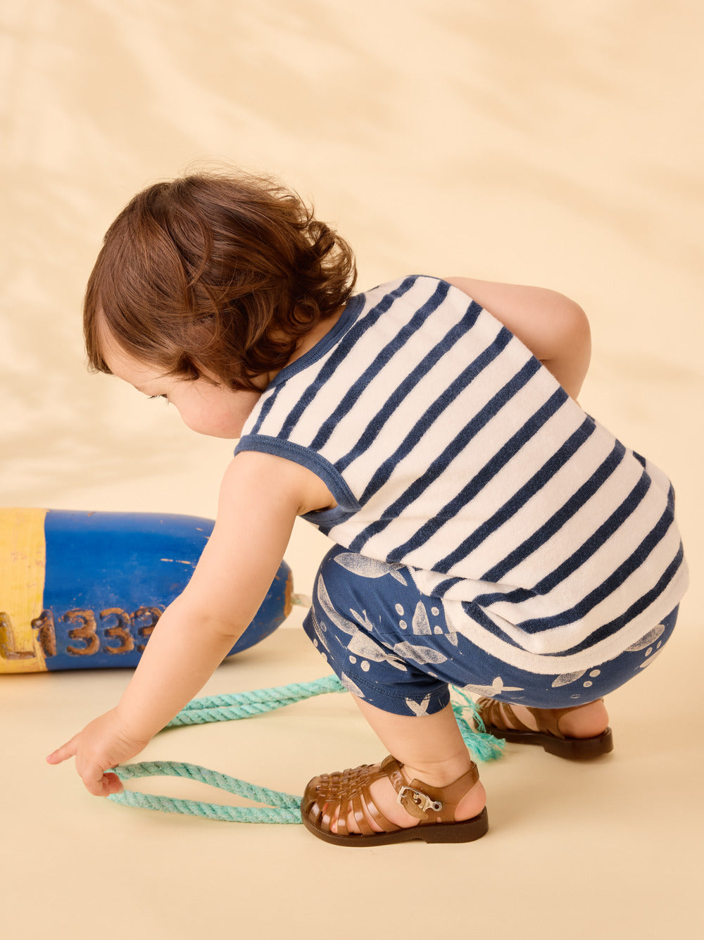 Tea Naval Blue | New Tank & Shorts Set