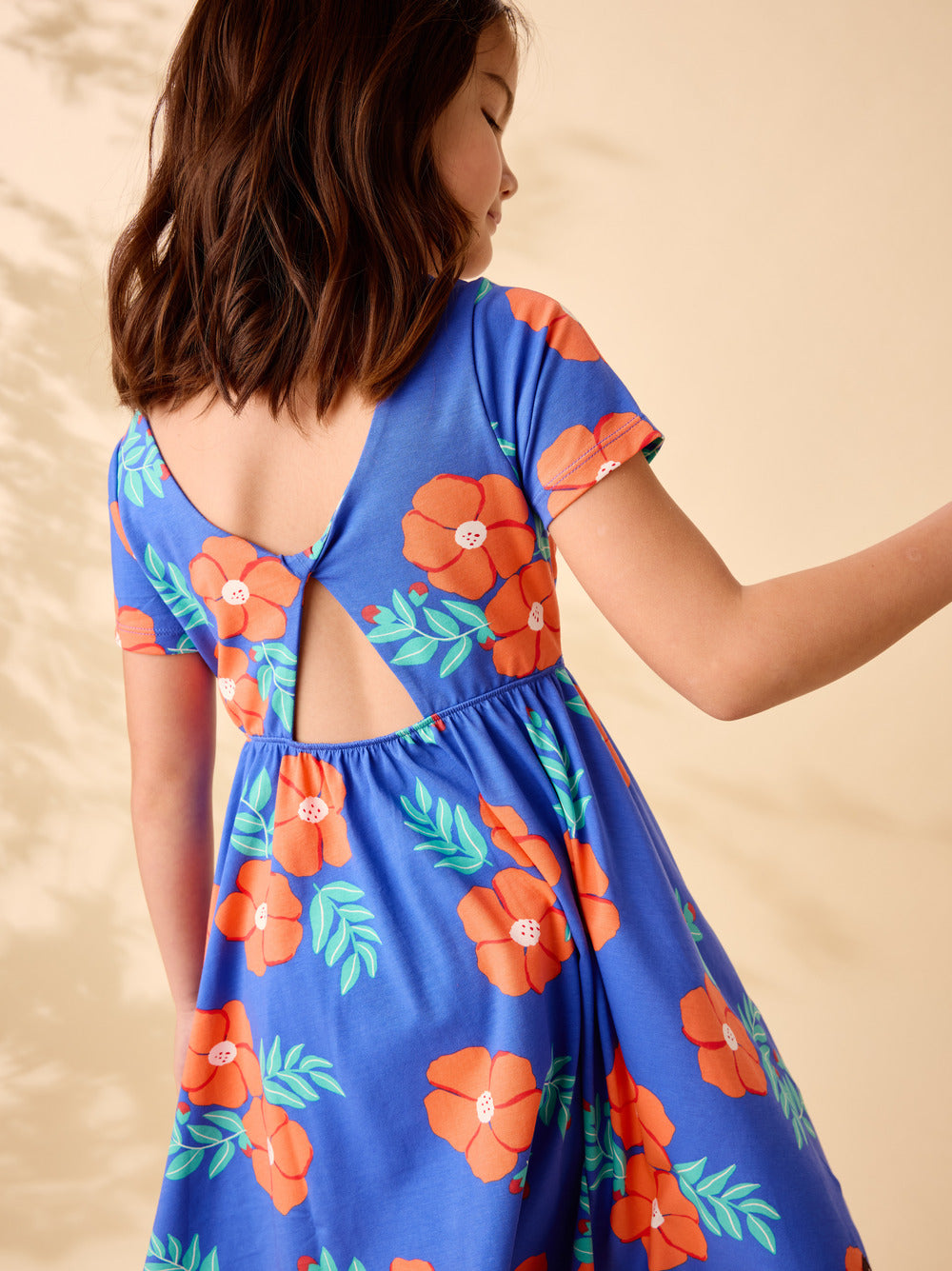 Tea Rock Rose | Twist Back Ballet Dress