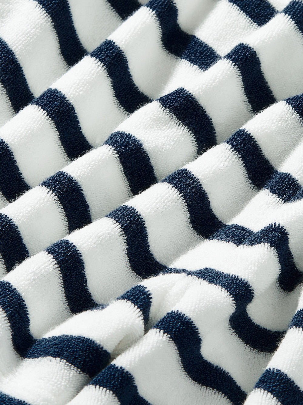 Tea Naval Blue | Terrycloth Stripe Short