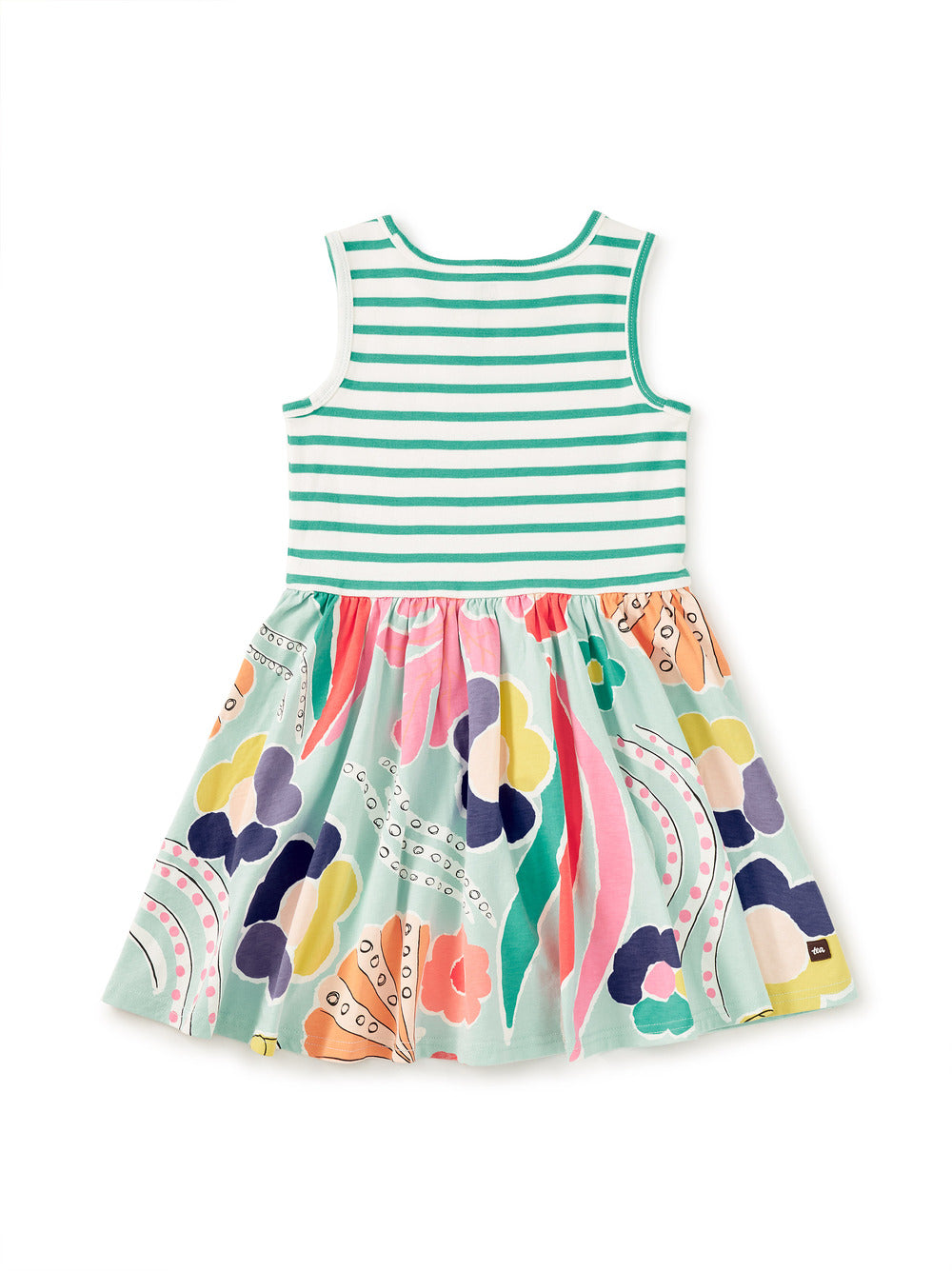 Tea Sea Floral | Print Mix Tank Skirted Dress