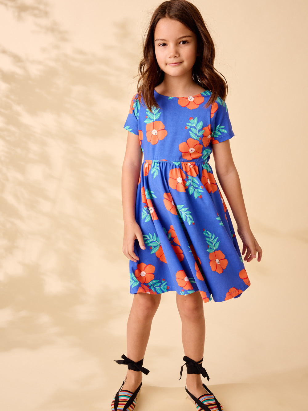 Tea Rock Rose | Twist Back Ballet Dress