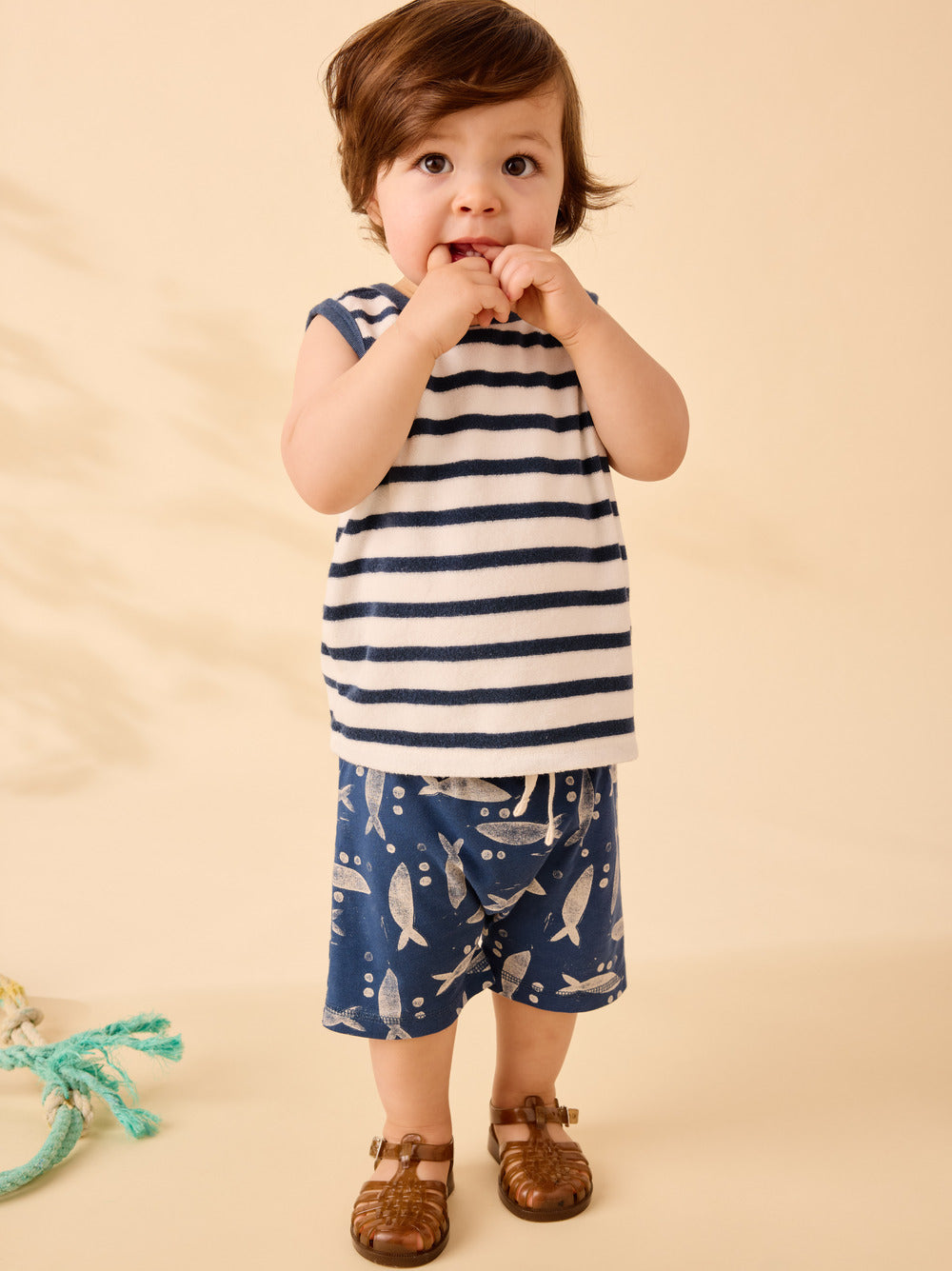 Tea Naval Blue | New Tank & Shorts Set