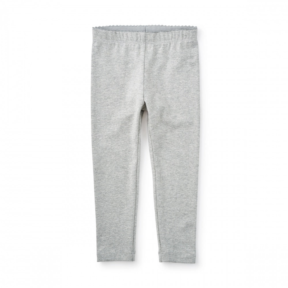 Tea Heather Grey | Skinny Solid Leggings